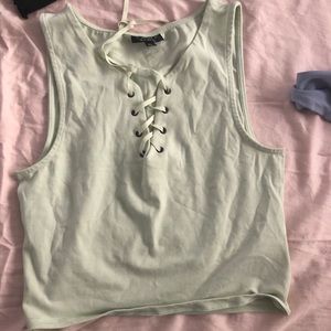 Light green topshop shirt